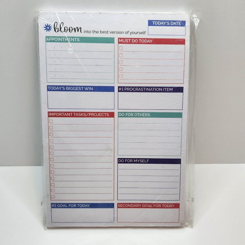 To-Do List | Daily Checklist | Habit Tracker, Accountablity, Planner, Bloom